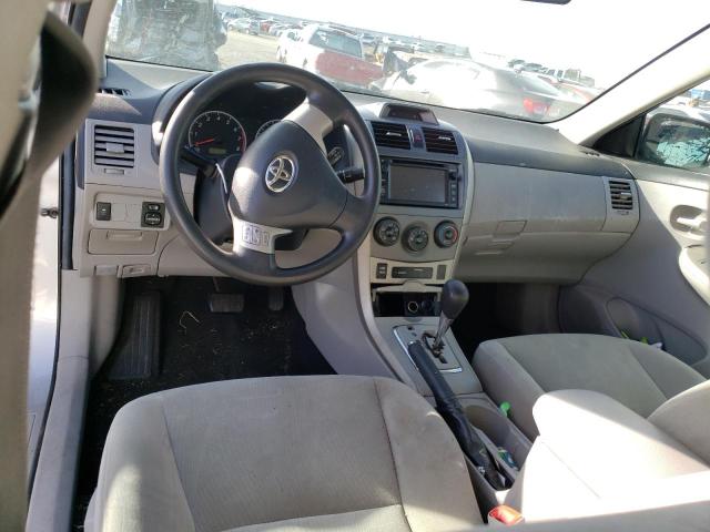 2T1BU4EEXDC088835 - 2013 TOYOTA COROLLA BASE SILVER photo 8