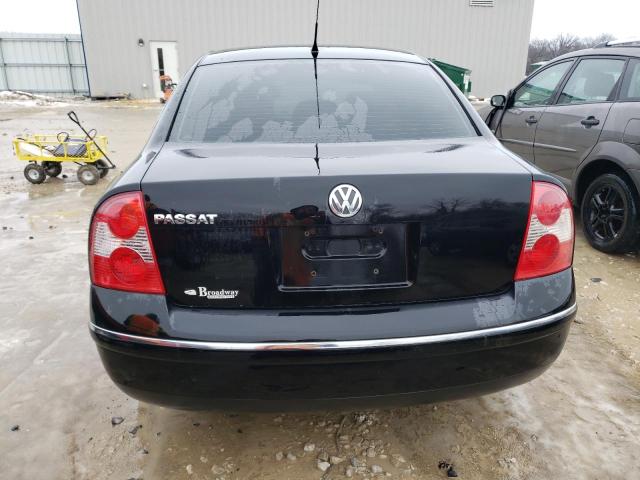 WVWPD63B44E032767 - 2004 VOLKSWAGEN PASSAT GLS BLACK photo 6