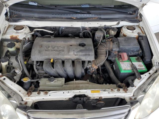 JTDBR38E542038544 - 2004 TOYOTA COROLLA CE WHITE photo 11