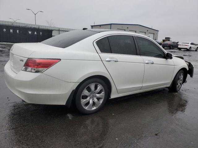 1HGCP36868A067426 - 2008 HONDA ACCORD EXL WHITE photo 3