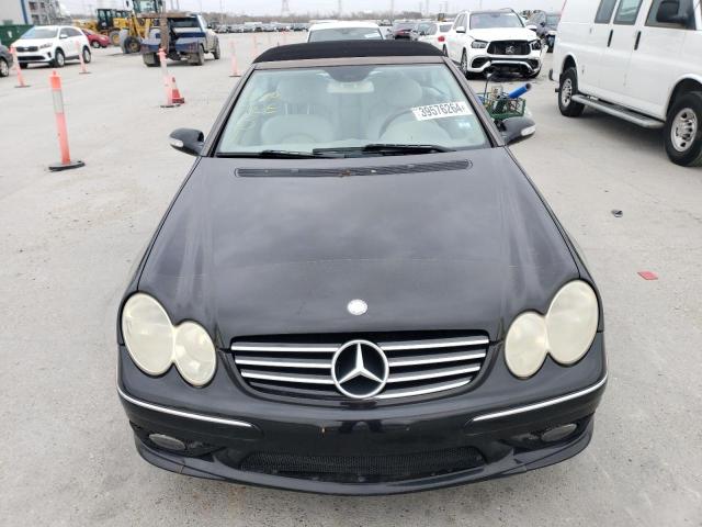 WDBTK75G15T035141 - 2005 MERCEDES-BENZ CLK 500 BLACK photo 5