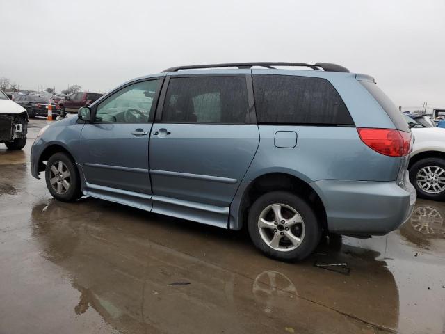 5TDZK23CX9S244252 - 2009 TOYOTA SIENNA CE BLUE photo 2