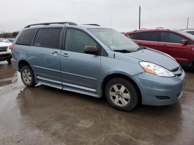 5TDZK23CX9S244252 - 2009 TOYOTA SIENNA CE BLUE photo 4