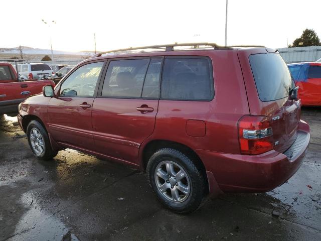 JTEGP21A960092968 - 2006 TOYOTA HIGHLANDER LIMITED BURGUNDY photo 2