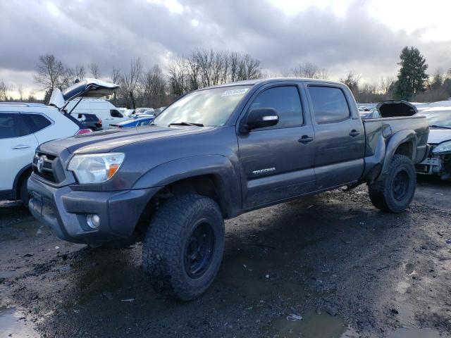 3TMMU4FN7FM081908 - 2015 TOYOTA TACOMA DOUBLE CAB LONG BED GRAY photo 1