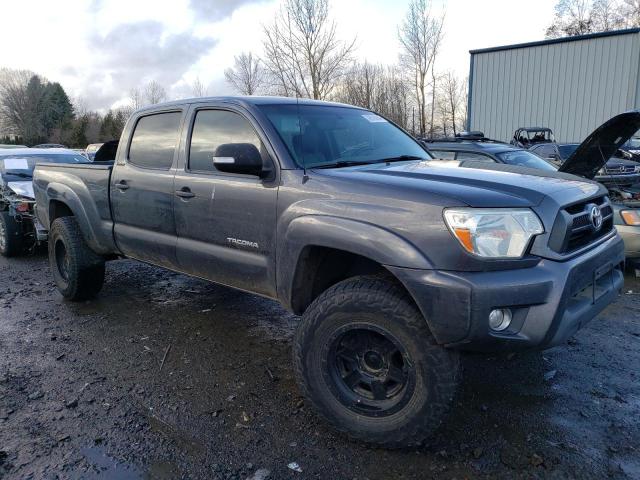 3TMMU4FN7FM081908 - 2015 TOYOTA TACOMA DOUBLE CAB LONG BED GRAY photo 4