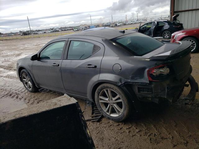 1C3CDZAB9EN182480 - 2014 DODGE AVENGER SE GRAY photo 2