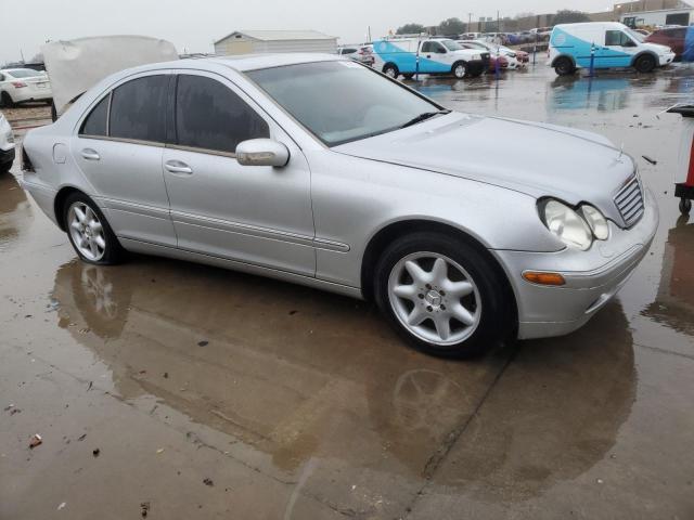 WDBRF61J62E007071 - 2002 MERCEDES-BENZ C 240 SILVER photo 4