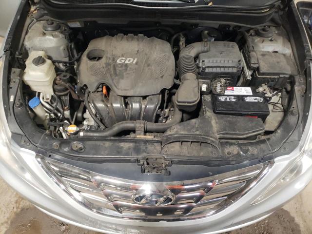 5NPEC4AC3BH018317 - 2011 HYUNDAI SONATA SE SILVER photo 11