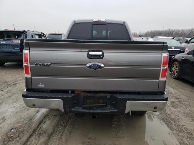 1FTFW1ET9DKF65777 - 2013 FORD F150 SUPERCREW GRAY photo 6