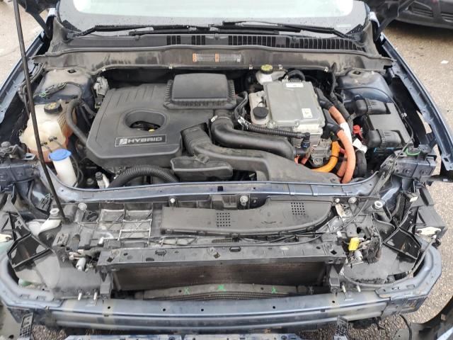 3FA6P0LUXKR208920 - 2019 FORD FUSION SE BLUE photo 11