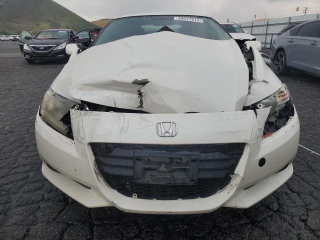 JHMZF1D65BS011107 - 2011 HONDA CR-Z EX WHITE photo 5