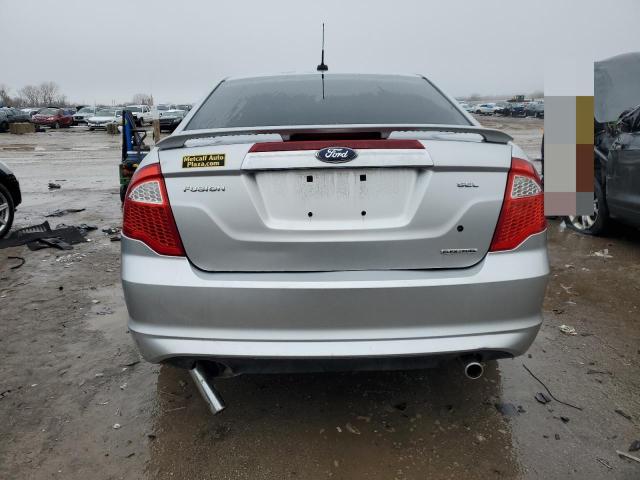 3FAHP0JG4CR449475 - 2012 FORD FUSION SEL SILVER photo 6