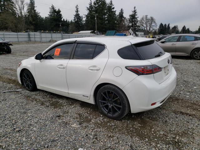 JTHKD5BH1C2114898 - 2012 LEXUS CT 200 WHITE photo 2