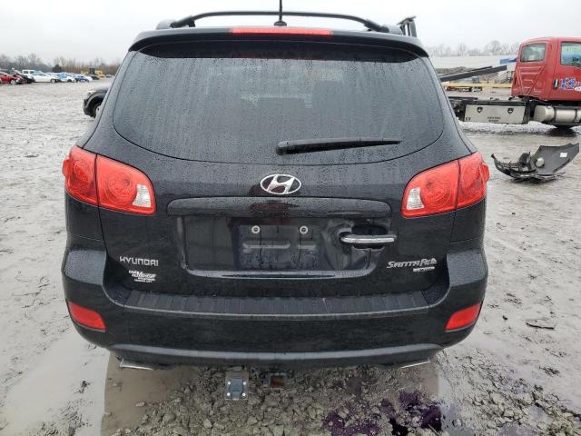 5NMSH13E69H281166 - 2009 HYUNDAI SANTA FE SE BLACK photo 6