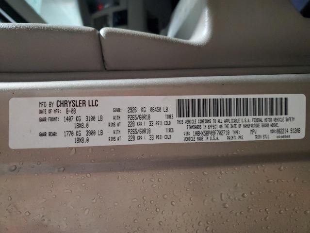 1A8HX58P09F702710 - 2009 CHRYSLER ASPEN LIMITED 棕色 照片 13