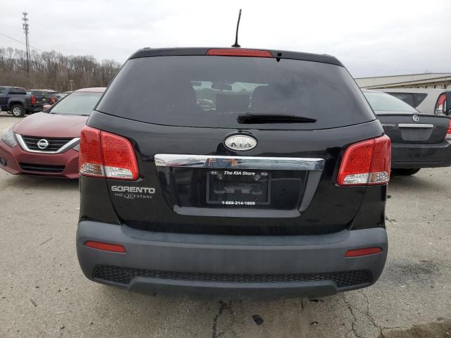 5XYKT3A14BG163403 - 2011 KIA SORENTO BASE BLACK photo 6