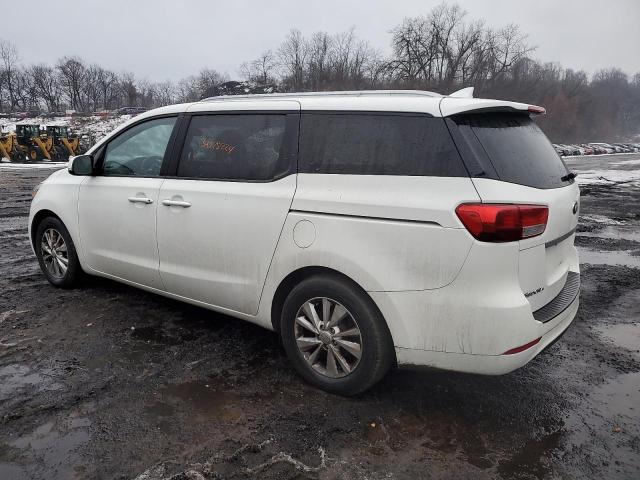 KNDMB5C11G6121091 - 2016 KIA SEDONA LX WHITE photo 2