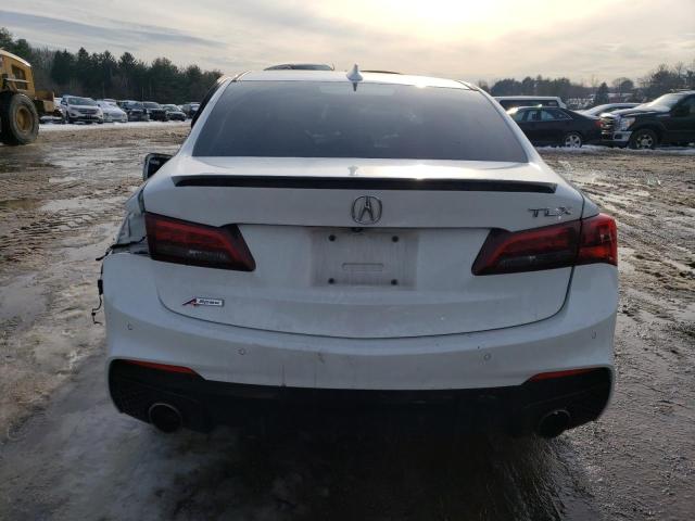 19UUB2F60JA011967 - 2018 ACURA TLX TECH+A WHITE photo 6