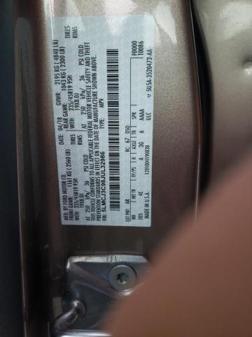 5LMCJ3C98JUL32986 - 2018 LINCOLN MKC RESERVE TAN photo 13