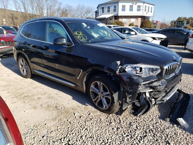 5UXTY5C00M9H95262 - 2021 BMW X3 XDRIVE3 BLACK photo 4