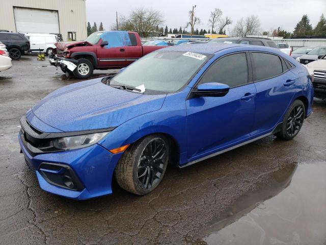 SHHFK7H46LU224494 - 2020 HONDA CIVIC SPORT BLUE photo 1