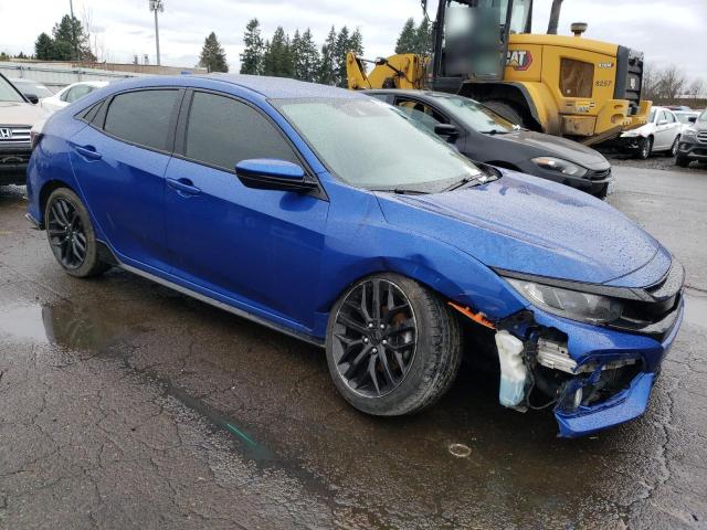 SHHFK7H46LU224494 - 2020 HONDA CIVIC SPORT BLUE photo 4