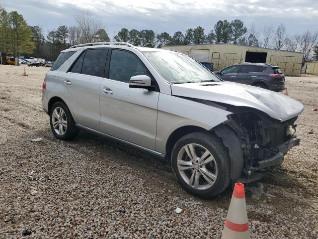 4JGDA5JB2FA496641 - 2015 MERCEDES-BENZ ML 350 SILVER photo 4