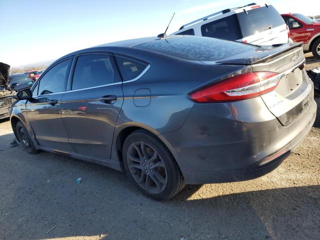 3FA6P0HD9JR231693 - 2018 FORD FUSION SE GRAY photo 2