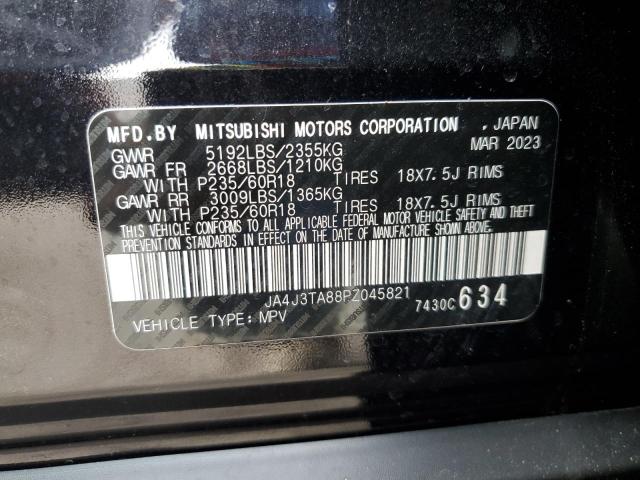 JA4J3TA88PZ045821 - 2023 MITSUBISHI OUTLANDER ES BLACK photo 13