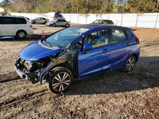 3HGGK5H88FM787092 - 2015 HONDA FIT EX BLUE photo 1