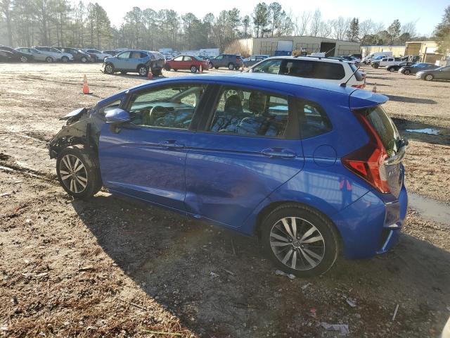 3HGGK5H88FM787092 - 2015 HONDA FIT EX BLUE photo 2