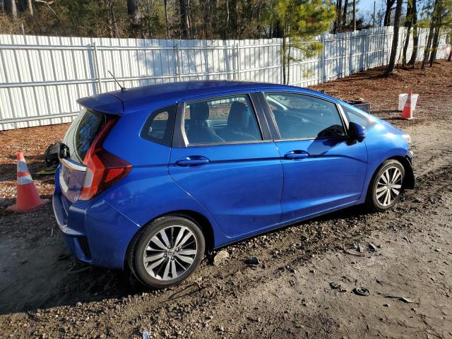 3HGGK5H88FM787092 - 2015 HONDA FIT EX BLUE photo 3