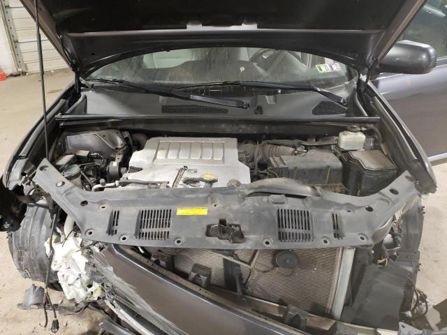 5TDBK3EH3CS145117 - 2012 TOYOTA HIGHLANDER BASE Gris photo 11