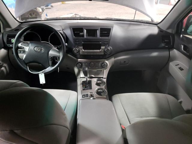 5TDBK3EH3CS145117 - 2012 TOYOTA HIGHLANDER BASE Gris photo 8