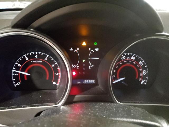 5TDBK3EH3CS145117 - 2012 TOYOTA HIGHLANDER BASE Gris photo 9