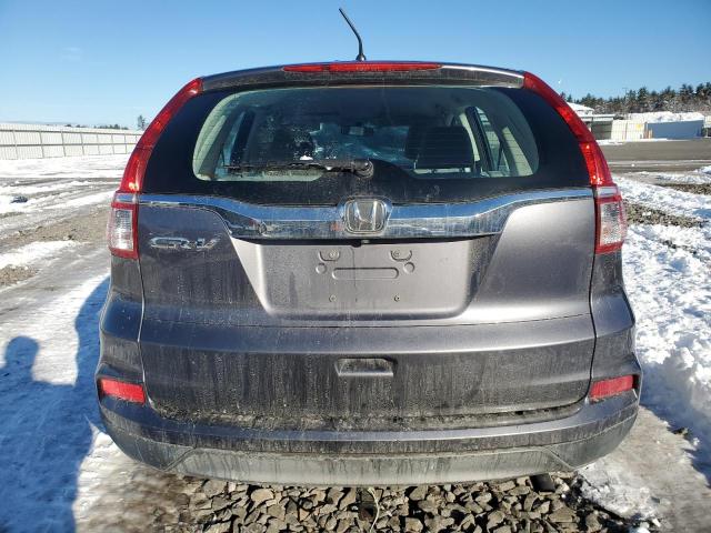 2HKRM3H34GH504902 - 2016 HONDA CR-V LX GRAY photo 6