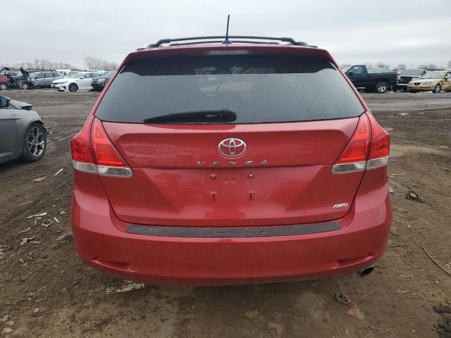 4T3BE11A99U002474 - 2009 TOYOTA VENZA RED photo 6