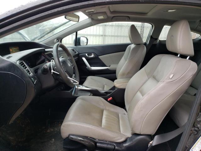 2HGFG3B06EH514864 - 2014 HONDA CIVIC EXL შავი ფოტო 7