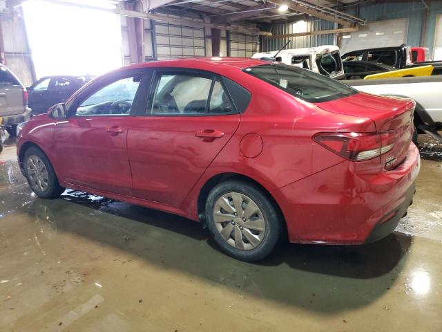 3KPA24AD1LE296519 - 2020 KIA RIO LX RED photo 2