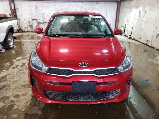 3KPA24AD1LE296519 - 2020 KIA RIO LX RED photo 5