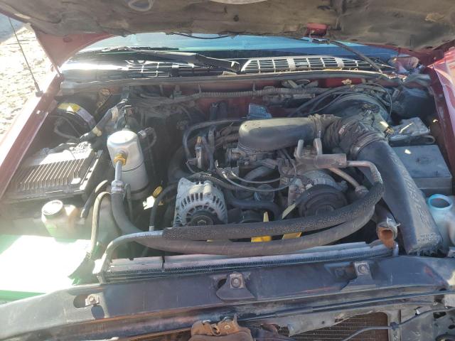 1GCCS19W7Y8102395 - 2000 CHEVROLET S TRUCK S10 BURGUNDY photo 11