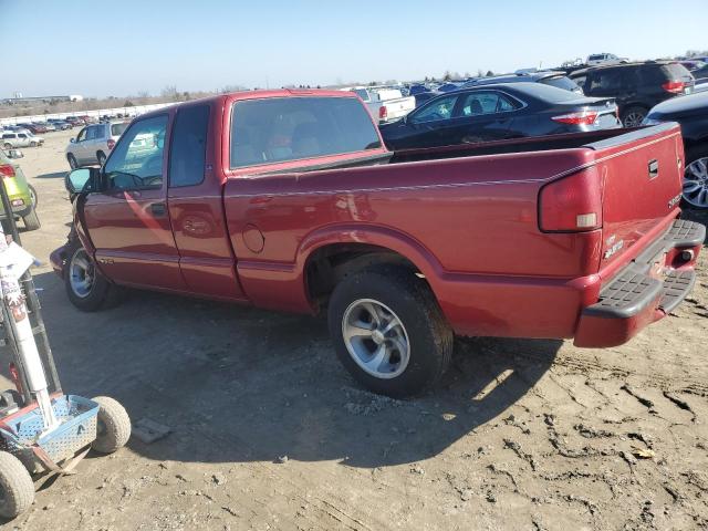 1GCCS19W7Y8102395 - 2000 CHEVROLET S TRUCK S10 BURGUNDY photo 2