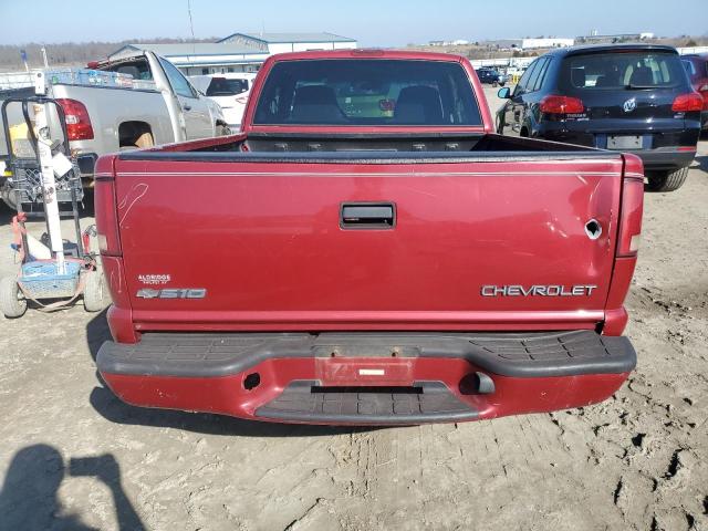 1GCCS19W7Y8102395 - 2000 CHEVROLET S TRUCK S10 BURGUNDY photo 6