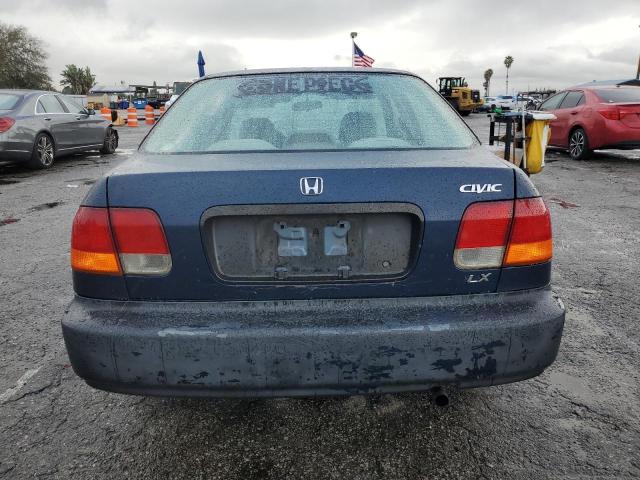 2HGEJ6677WH520681 - 1998 HONDA CIVIC LX BLUE photo 6