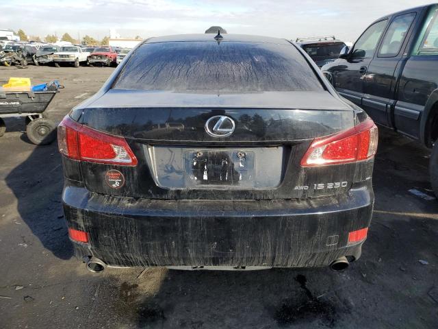 JTHCF5C24B5052743 - 2011 LEXUS IS 250 BLACK photo 6