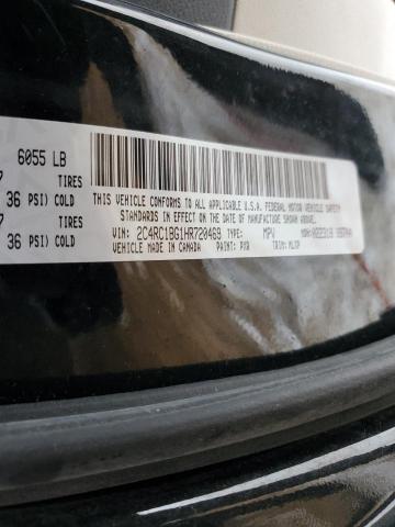 2C4RC1BG1HR720469 - 2017 CHRYSLER PACIFICA TOURING L BLACK photo 13