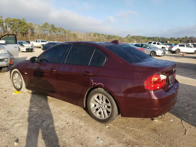 WBAVA33517KX77536 - 2007 BMW 328 I BURGUNDY photo 2