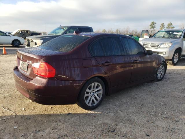 WBAVA33517KX77536 - 2007 BMW 328 I BURGUNDY photo 3