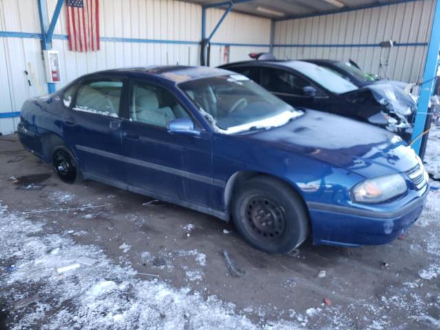 2G1WF52E249128033 - 2004 CHEVROLET IMPALA BLUE photo 4